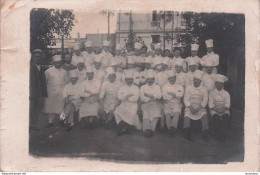 CARTE PHOTO GROUPE DE CUISINIERS - Da Identificare