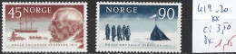NORVEGE 419-20 ** Côte 3.50 € - Unused Stamps