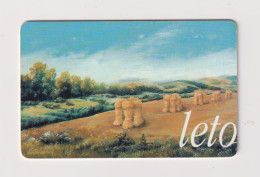 SLOVAKIA  - Harvest Scene Chip Phonecard - Eslovaquia