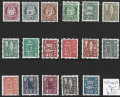 NORVEGE 435 à 49 ** Côte 65 € - Unused Stamps