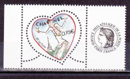 54 Timbre Personnalisé 3633A  0,75 Euro   Saint Valentin Coeur 2004 Chanel  Logo CERES  Neuf - Altri & Non Classificati