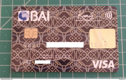 ANGOLA CREDIT CARD BAI BANK - Tarjetas De Crédito (caducidad Min 10 Años)