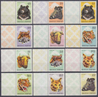 1966 Bhutan 72-83 Fauna 12,00 € - Orsi