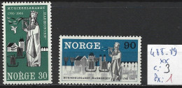 NORVEGE 488-89 ** Côte 3 € - Unused Stamps