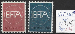 NORVEGE 505-06 ** Côte 3.75 € - Unused Stamps