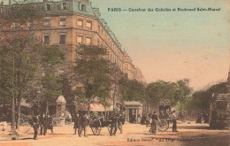 Paris 13ème * Carrefour Des Gobelins Et Boulevard St Marcel * Tramways Tramway Kiosque - Arrondissement: 13