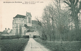 FRANCE - Saint Sulpice De Favières - Eglise Du XIII ème Ou XIVème Siècle - Vue Nord, Le Clocher - Carte Postale Ancienne - Saint Sulpice