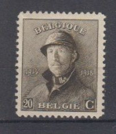 BELGIË - OBP - 1919 - Nr 170 - MNH** - 1919-1920 Behelmter König
