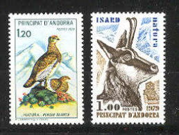 Andorra -Franc 1979 Naturaleza Y=274-75 E=295-96 - Gibier