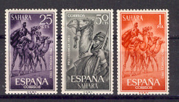 Sahara 1963- Pro Infancia, Camellos Ed 217-19 (**) - Sahara Español