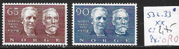 NORVEGE 532-33 ** Côte 2.75 € - Unused Stamps