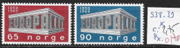 NORVEGE 538-39 * Côte 2.75 € - Unused Stamps