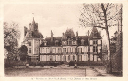 FRANCE - Environs De Damville (Eure) - Vue De Face - Le Château De Bois Giroult - Carte Postale Ancienne - Evreux