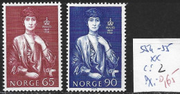 NORVEGE 554-55 ** Côte 2 € - Ongebruikt