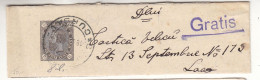 Roumanie - Bande Pour Journeaux - Entier Postal - Oblit Bucuresti - Exp Vers Laeo  ? - Briefe U. Dokumente