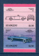 Saint Vincent, Yv 909, 910, Mi 924,925, SG 967, 968, Packard Caribbean 1953, - St.Vincent (1979-...)