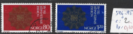 NORVEGE 594-95 Oblitérés Côte 2 € - Used Stamps