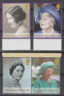 Solomon Islands - 2002 Death Of Queen Elizabeth The Queen Mother, 1900-2002.Block Stamps And Stamps MNH** - Salomon (Iles 1978-...)