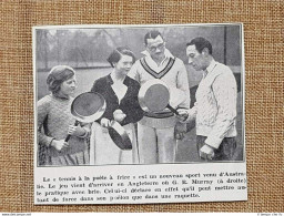 In Inghilterra Nel 1936 Il Tennis Con Le Padelle G.R. Murray Regno Unito - Autres & Non Classés