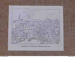 Civitavecchia Francesi Respinti Da Garibaldi Porta San Pancrazio 30 Aprile 1849 - Autres & Non Classés