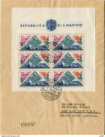 Giornata Filatelica "Fiori" Lire 200 Foglietto N. 14 Su Busta - Unused Stamps