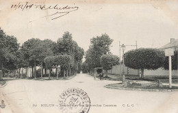 FRANCE - Melun - Vue Sur Le Rond Point Des Nouvelles Casernes - C.L.C - Carte Postale Ancienne - Melun