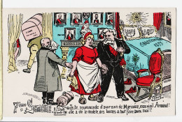 30913 / ⭐ ◉ FLEURY 7em Semaine Politique Satirique ELYSEE 18 Fevrier 1906 Passation Pouvoir FALLIERES LOUBET Marianne - Satirical