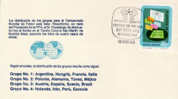 ARGENTINA 1978 COMMEMORATIVE COVER - 1978 – Argentine