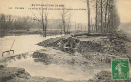 77 VAIRES LE BRECHE DU CANAL CAUSE INITIALE DE L'INONDATION DE CHELLES - Vaires Sur Marne