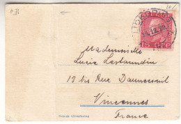 Suède - Carte Postale Petit Format De 1929 - Oblit Lidköping - Exp Vers Vincennes - Julienkarte - - Briefe U. Dokumente