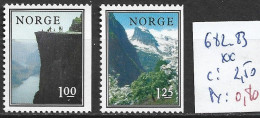 NORVEGE 682-83 ** Côte 2.50 € - Nuevos