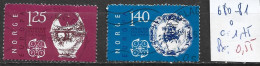 NORVEGE 680-81 Oblitérés Côte 1.75 € - Used Stamps
