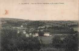 FRANCE - Clamecy - Vue Générale Sur L'école Supérieure Et La Route D'Armes - Carte Postale Ancienne - Clamecy
