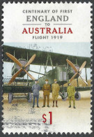 AUSTRALIA 2019 $1 Multicoloured, Centenary Of First England/Australia Flight Used - Used Stamps