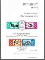 0543w: BRD- ETB 1976, "Olympia 1976" - Ete 1976: Montréal