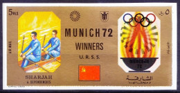 Sharjah 1972 MNH, Olympic Games, Rowing Winner Russia, Sports - Summer 1972: Munich