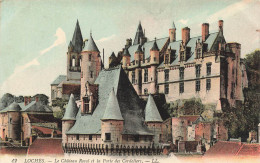 FRANCE - Loches - Le Château Royal Et La Porte Des Cordeliers - Carte Postale Ancienne - Loches