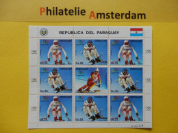 Paraguay 1987, OLYMPICS CALGARY: Mi 4114-15, ** - KB - Winter 1988: Calgary