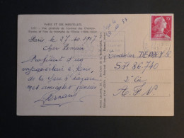 DJ 21 FRANCE  BELLE CARTE  ENTIER  1907   PARIS   +CHAMPS ELYSEES  + AFF. INTERESSANT ++++ - Covers & Documents