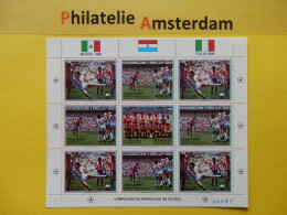 Paraguay 1987, WORLD CUP SPAIN 82 / FOOTBALL SOCCER VOETBAL FUSSBALL FUTBOL CALCIO: Mi 4061-62, ** -KB - 1986 – Mexico