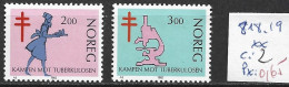 NORVEGE 818-19 ** Côte 2 € - Unused Stamps