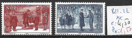 NORVEGE 821-22 ** Côte 4.50 € - Neufs