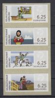 Greenland 2009 - Machine Stamps Michel ATM 1-4 MNH ** - Distributori