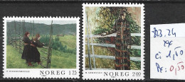 NORVEGE 823-24 ** Côte 1.50 € - Unused Stamps