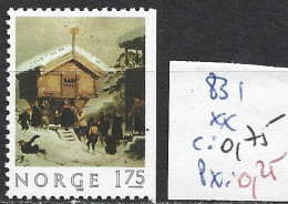 NORVEGE 831 ** Côte 0.75 € - Unused Stamps