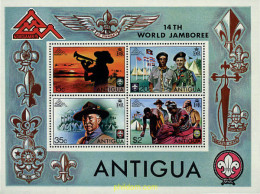 46673 MNH ANTIGUA 1975 14 JAMBOREE MUNDIAL EN NORUEGA - Otros & Sin Clasificación