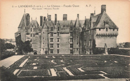 FRANCE - Langeais - Le Château - Façade Ouest - Carte Postale Ancienne - Langeais