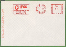 ZA0280 - GREAT BRITAIN - Postal History - SPECIMEN Mechanical Postmark - Chess - Echecs