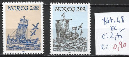 NORVEGE 847-48 ** Côte 2.75 € - Unused Stamps