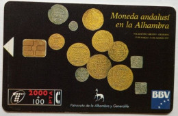 Spain 2000 Pta. Chip Card - Moneda Andalusi En La Alhambra - Emissions Basiques